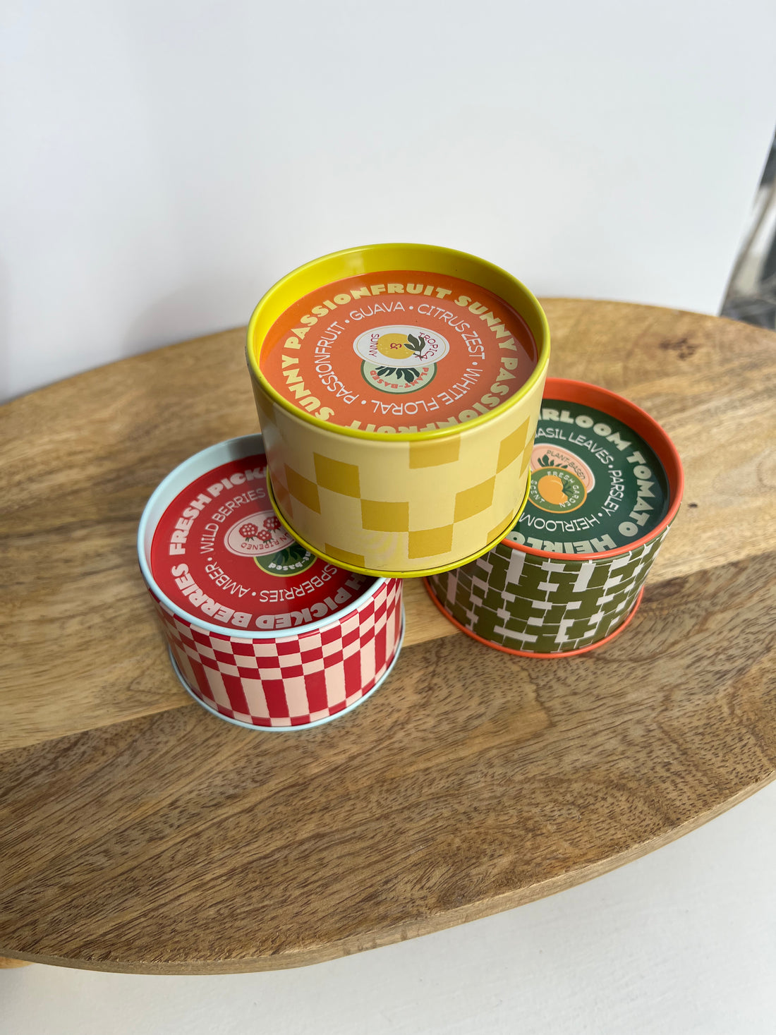 Farmers Market Tin Candles