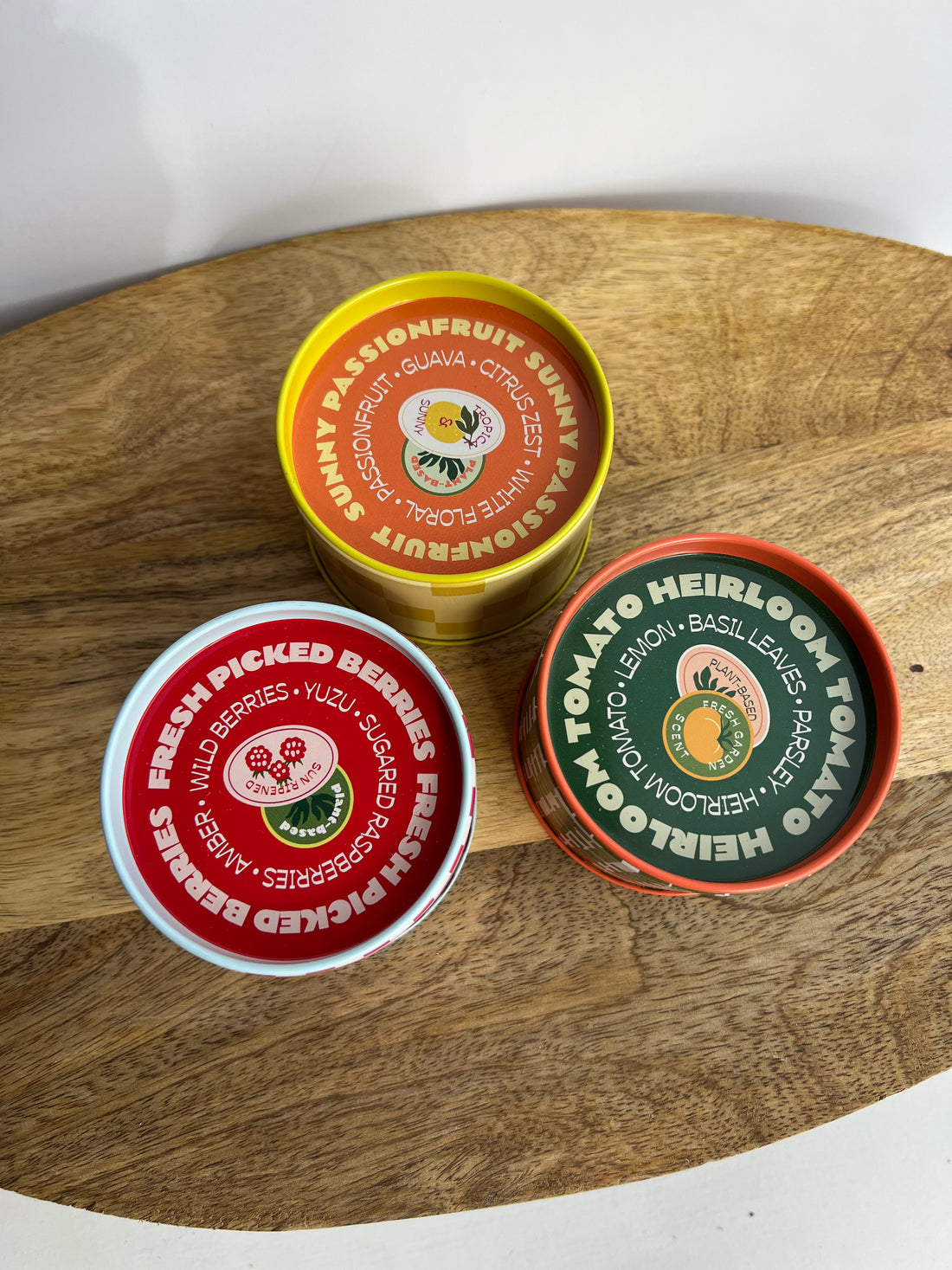 Farmers Market Tin Candles