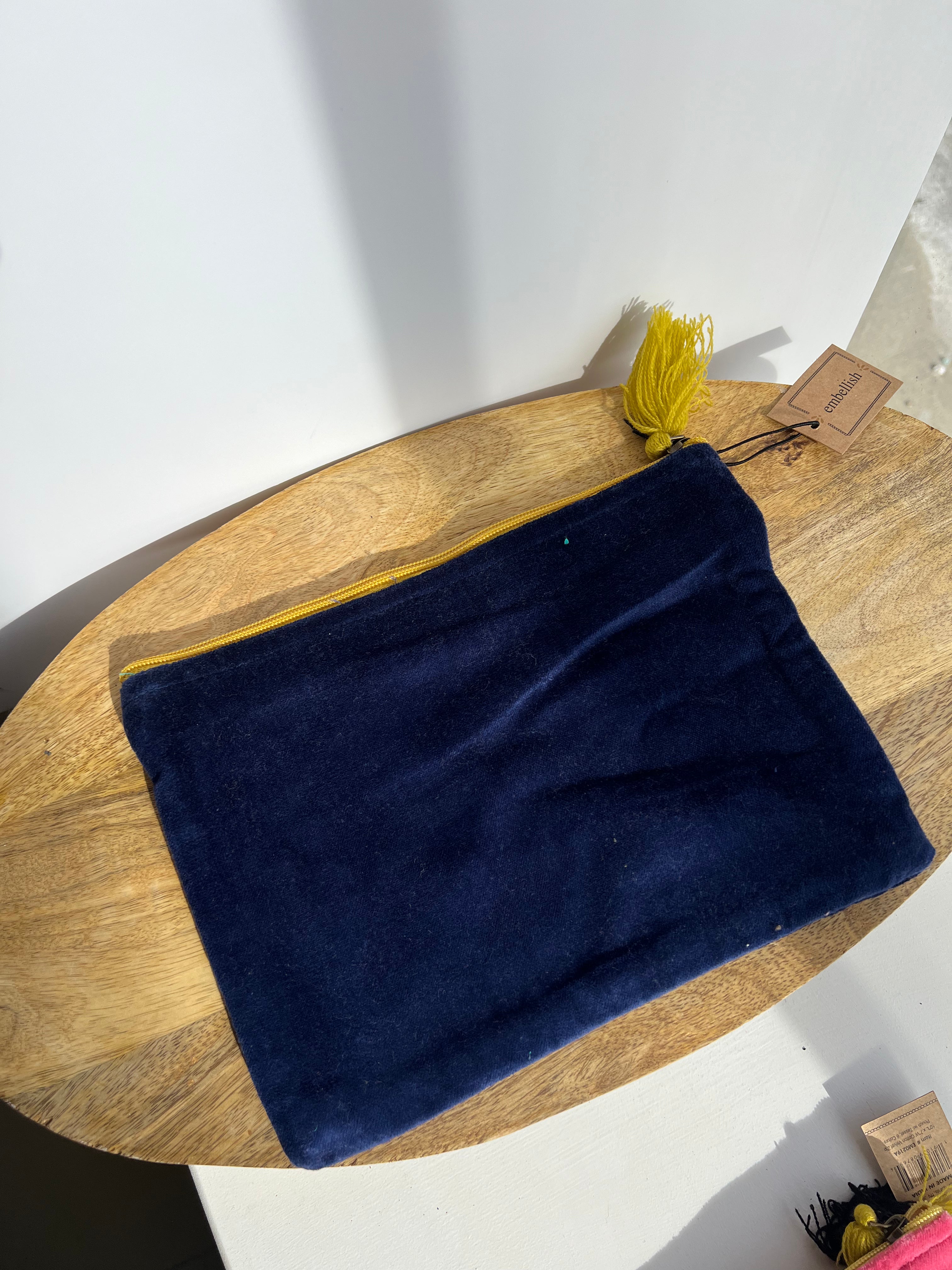 Velvet Tassel Pouch