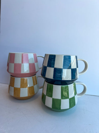 Color Pop Check Mug