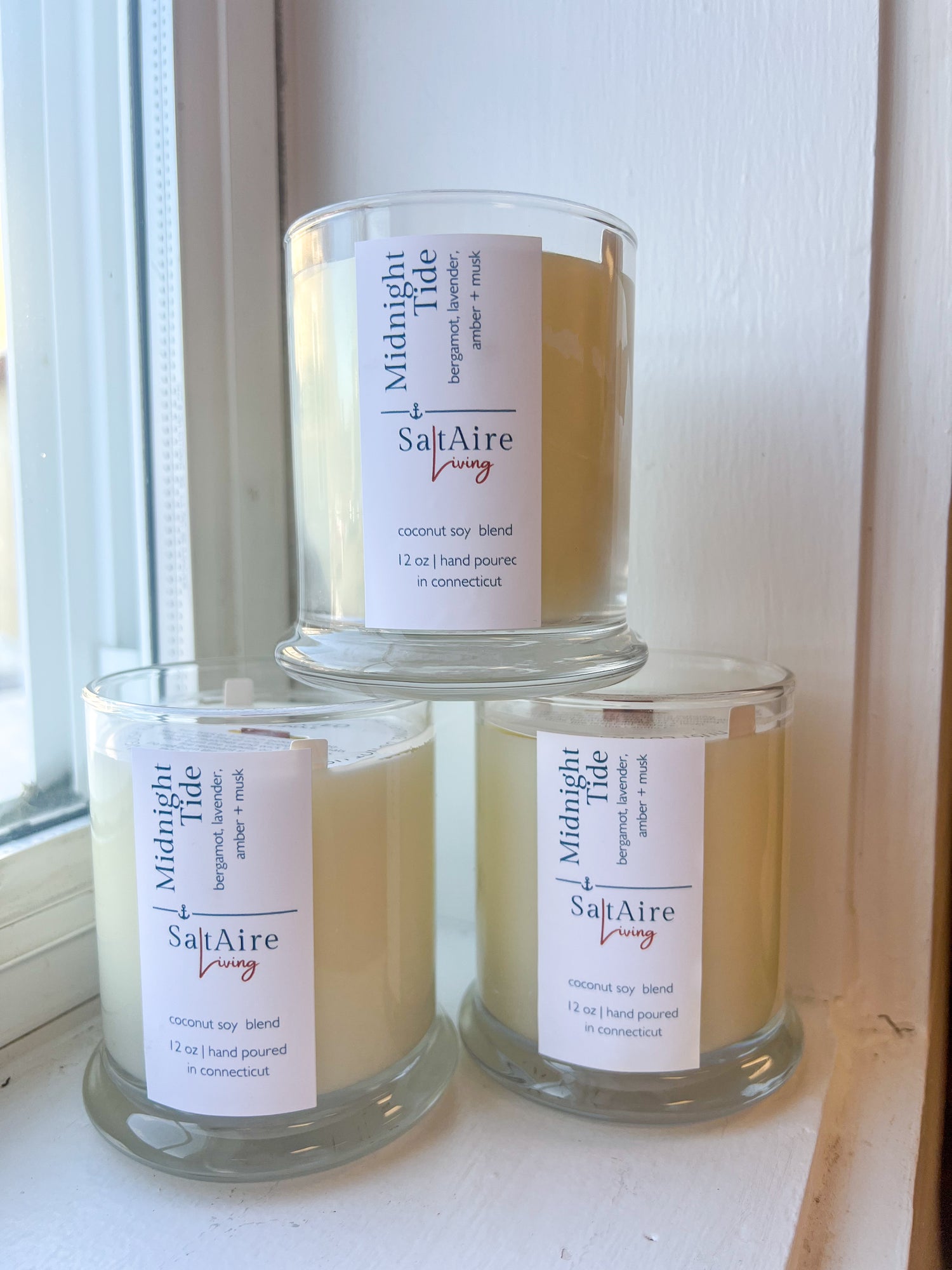 SaltAire Woodwick Candle