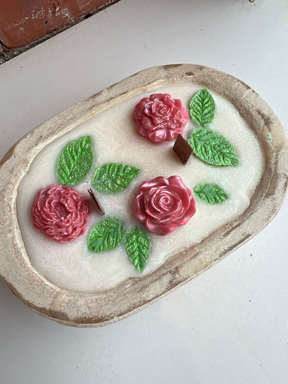 Floral Dough Bowl