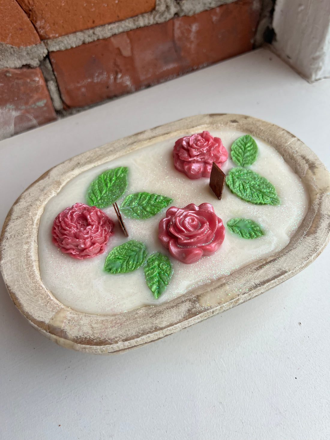 Floral Dough Bowl