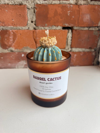 Barrel Cactus Candle