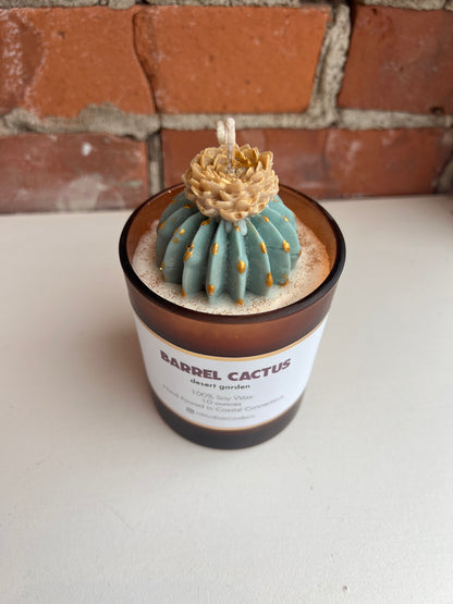 Barrel Cactus Candle