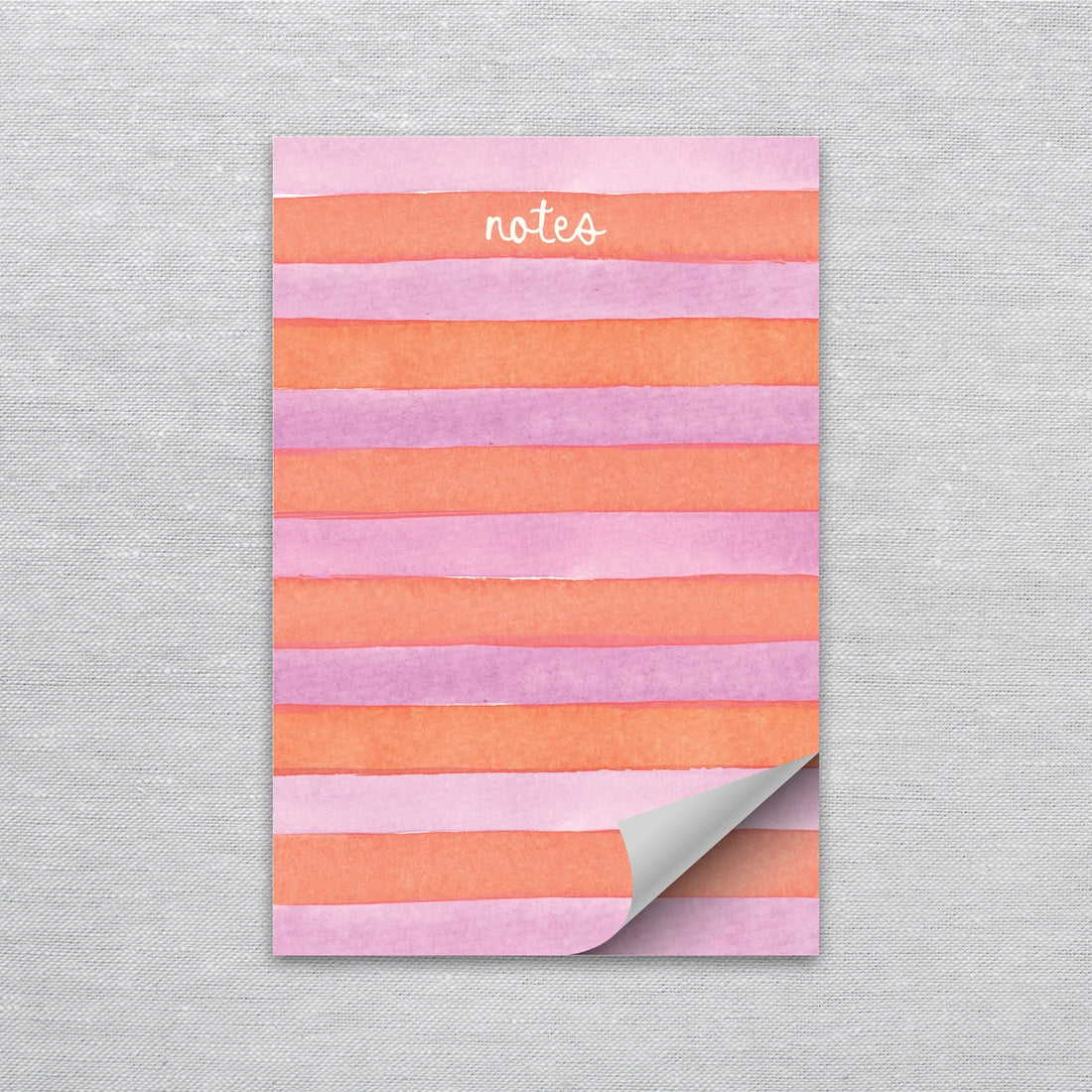 The Sunset Stroke Notepad
