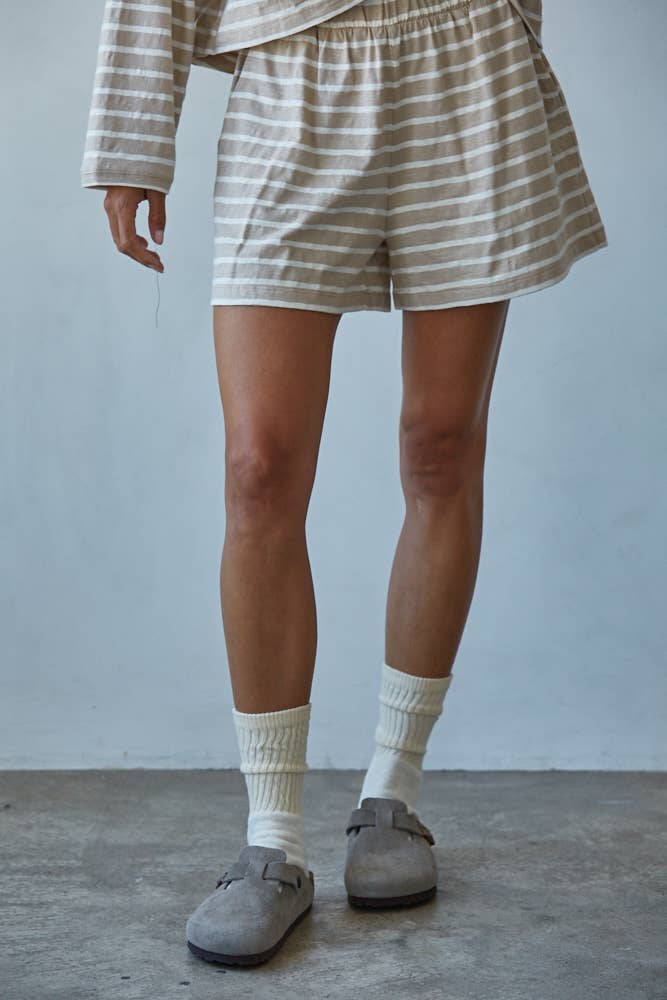Beach Days Striped Shorts