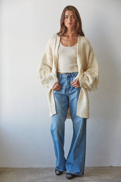 Caroline Fringe Cardigan