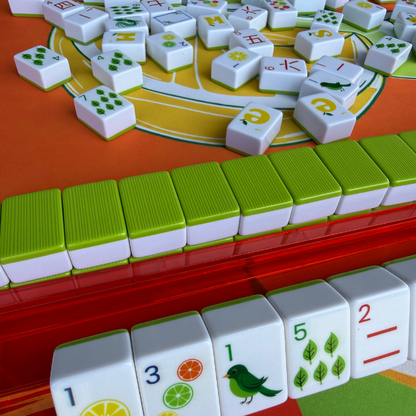 Mahjong Studios – American Mahjong Tiles - Lemon Lime Green Back