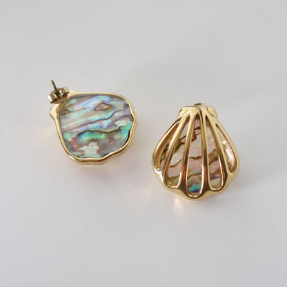 Aurora Seashell Earrings