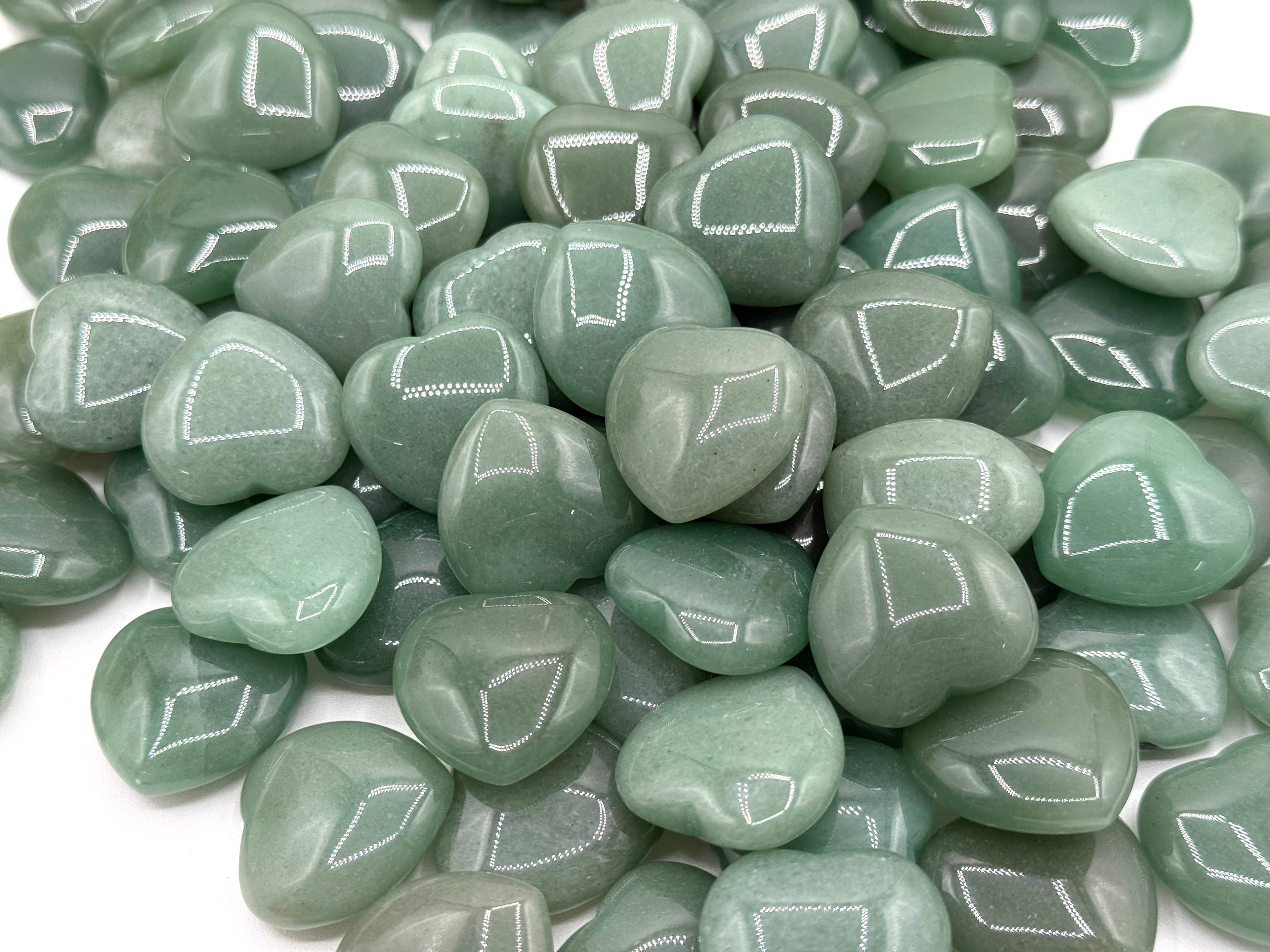 Green Aventurine Mini Heart