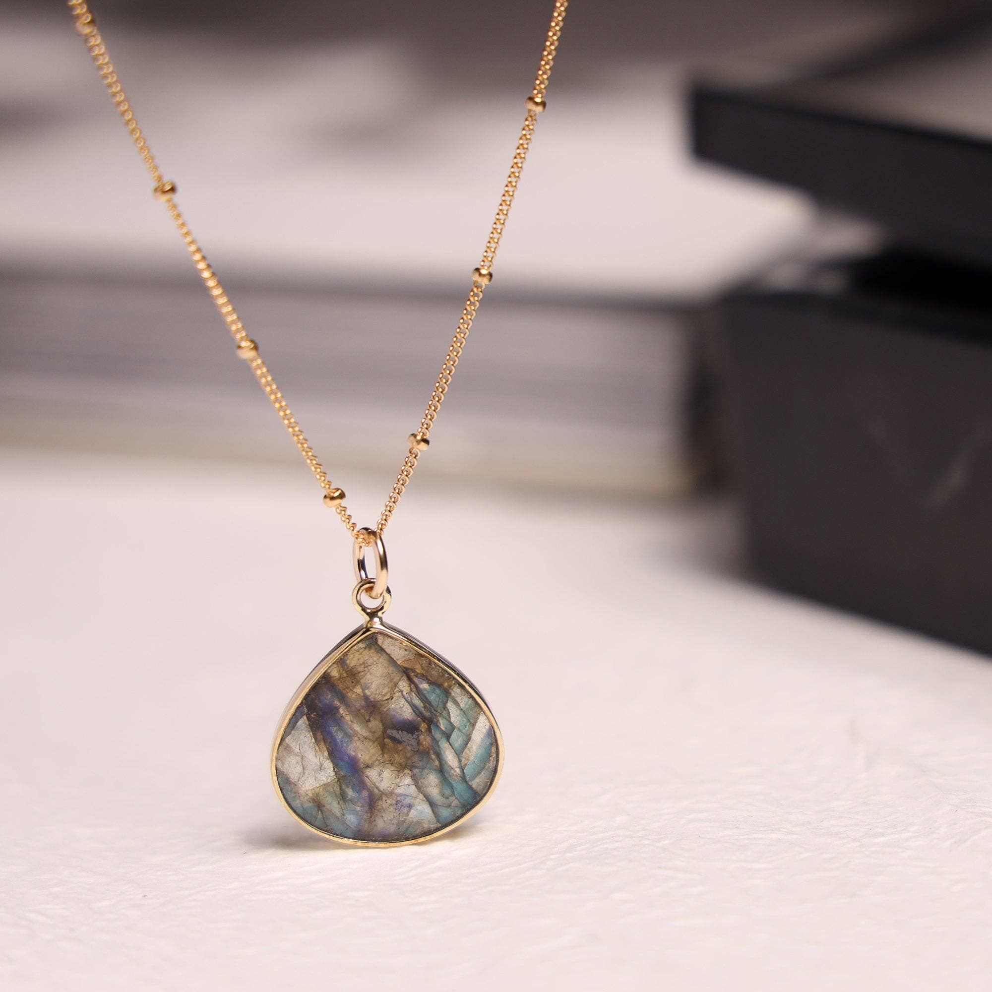 Labradorite Drop Pendant