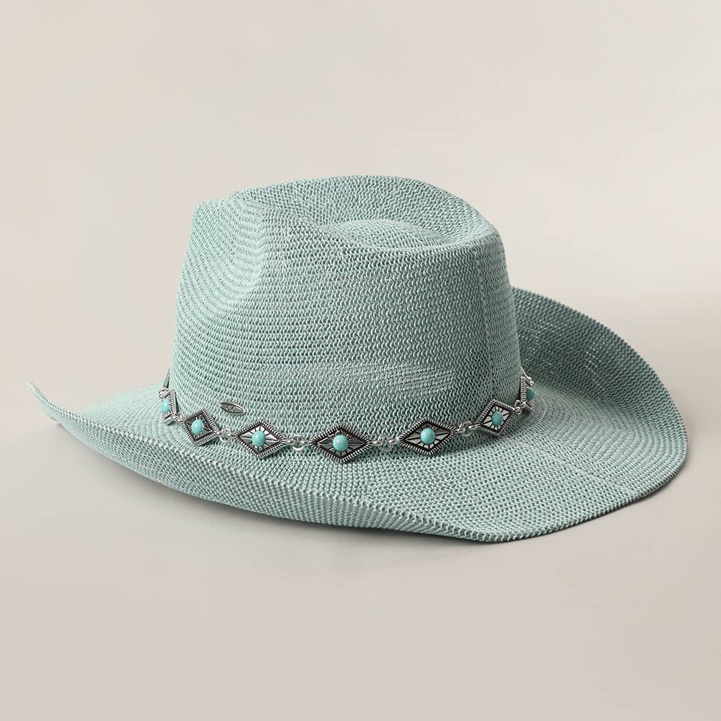 Western Chic Straw Hat