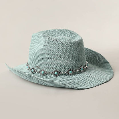 Western Chic Straw Hat