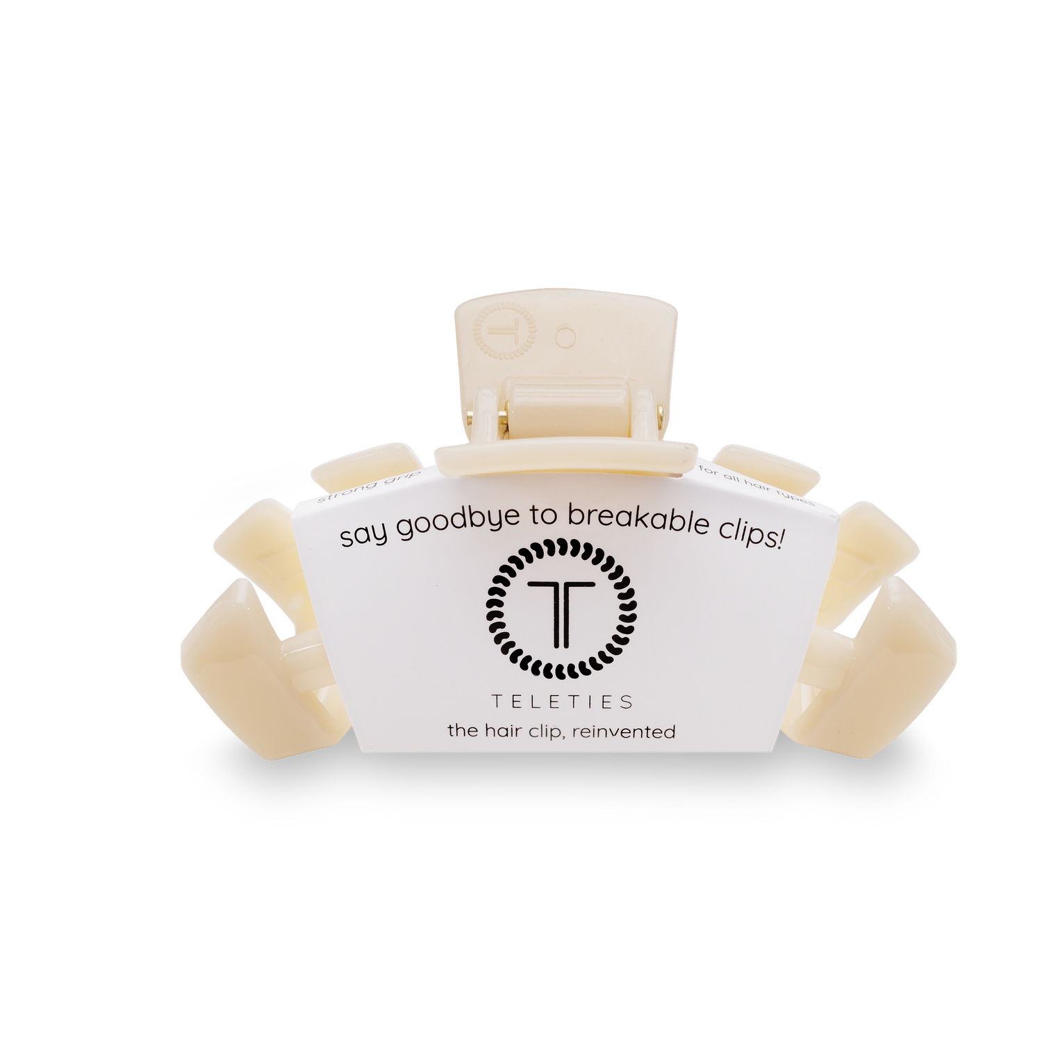 Almond Beige Medium Clip