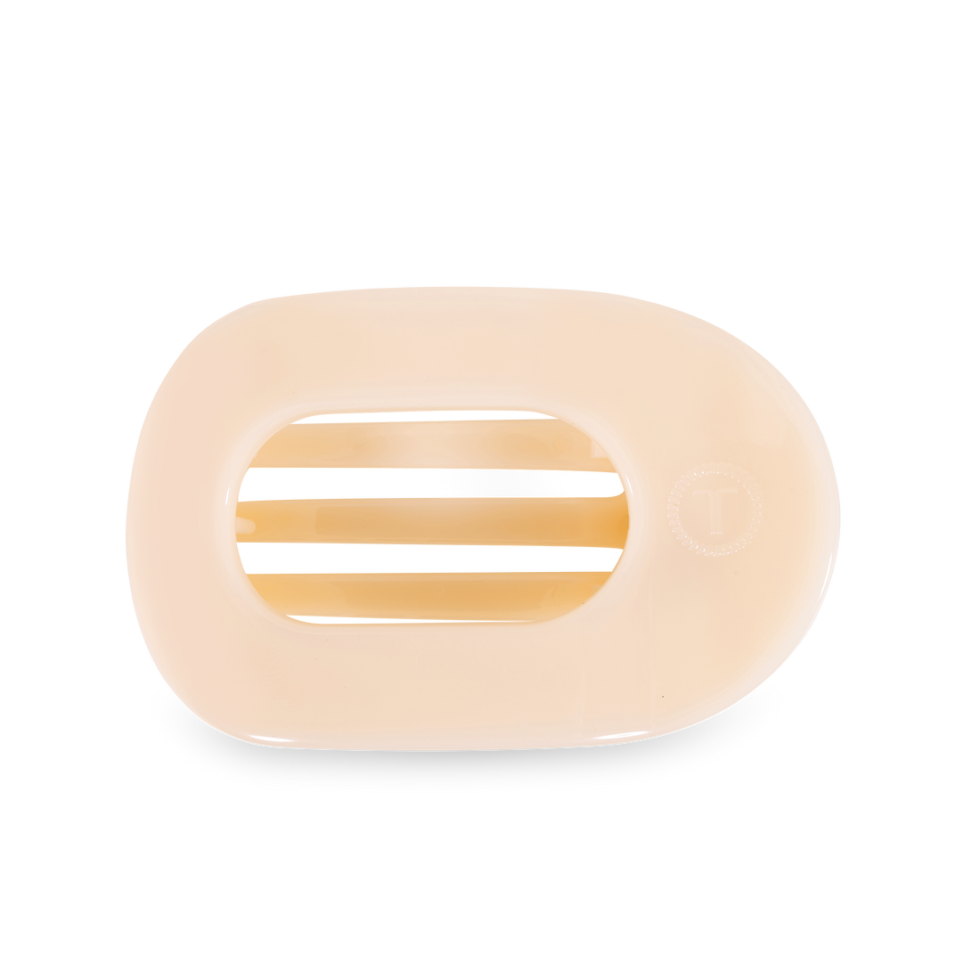 Almond Round Flat Hair Clip