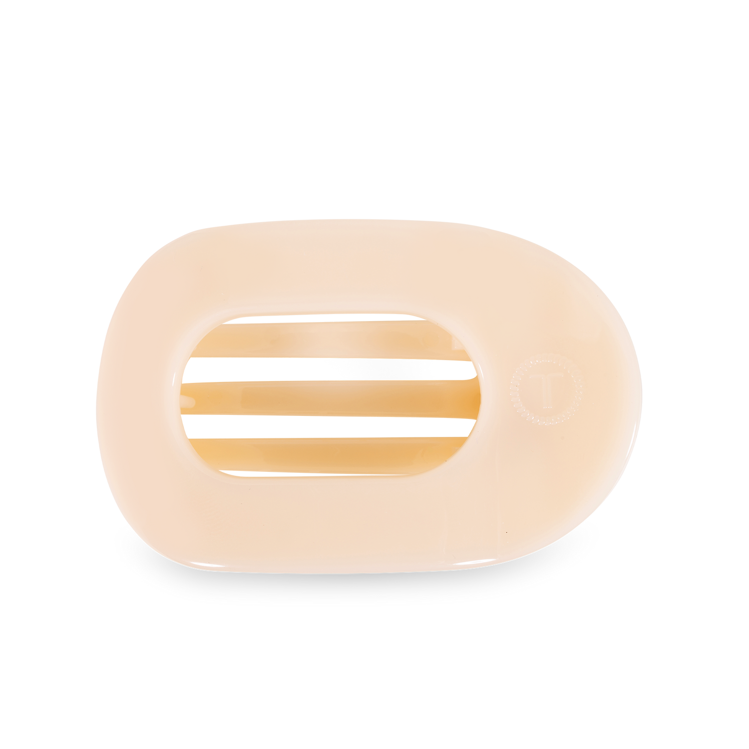 Almond Round Flat Hair Clip