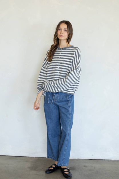 Piper Striped Cardigan