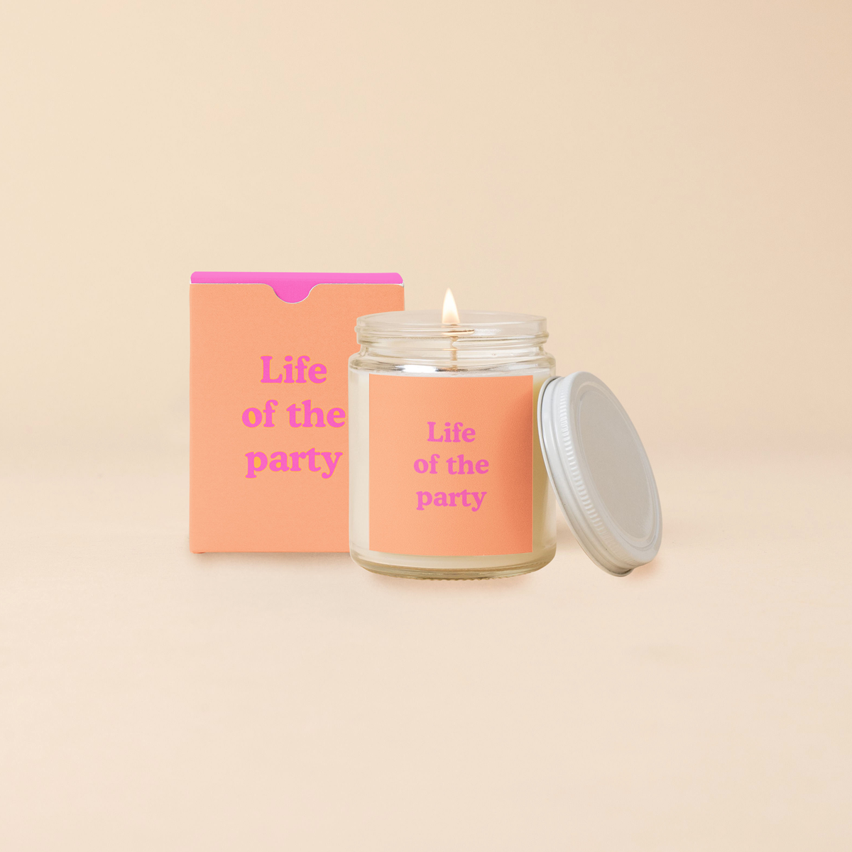 Color Block Gift Candle