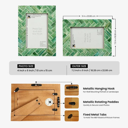 Green Leaf Bone Frame