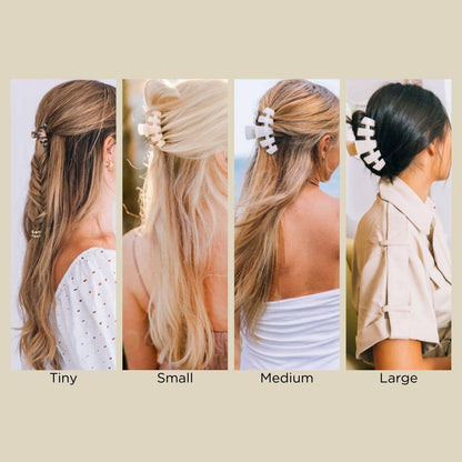 Jet Black Classic Hair Clip