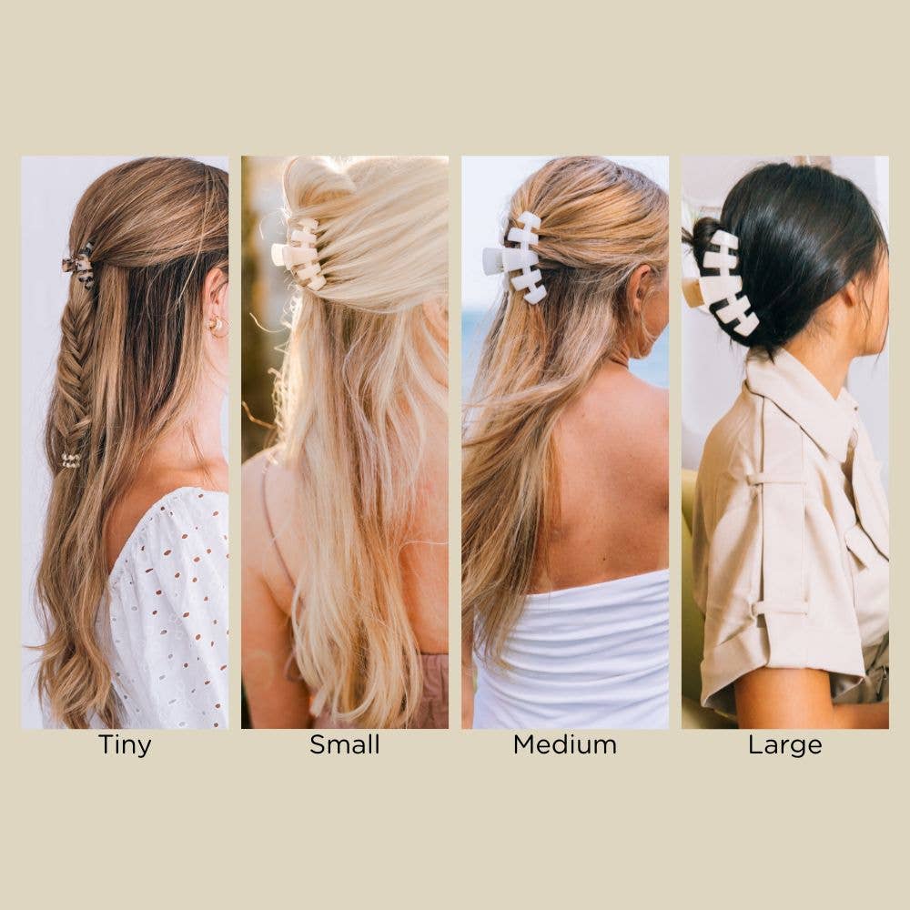 Blonde Tortoise Medium Clip