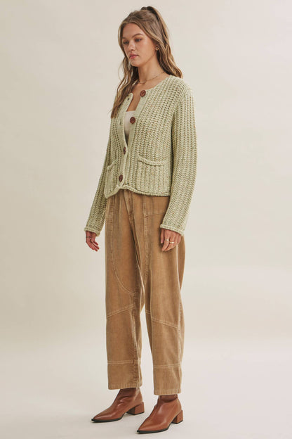 Speckled Apple Cardigan