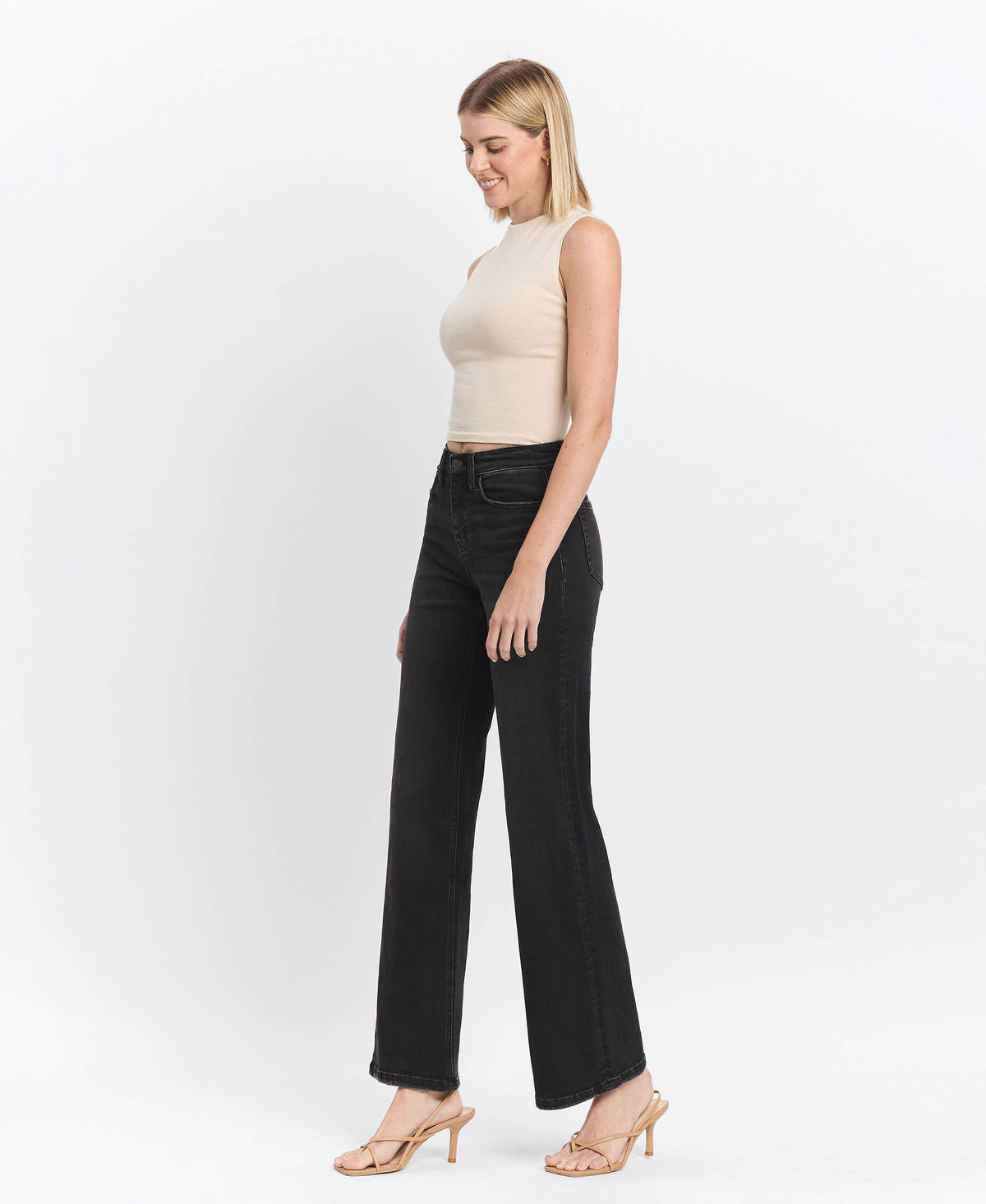 Rae Black Loose Fit Jeans