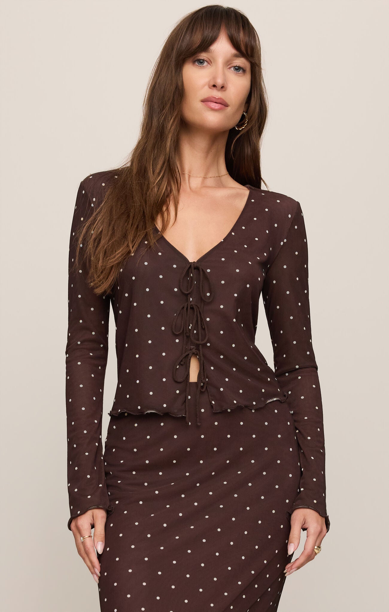 Amara Polka Dot Top