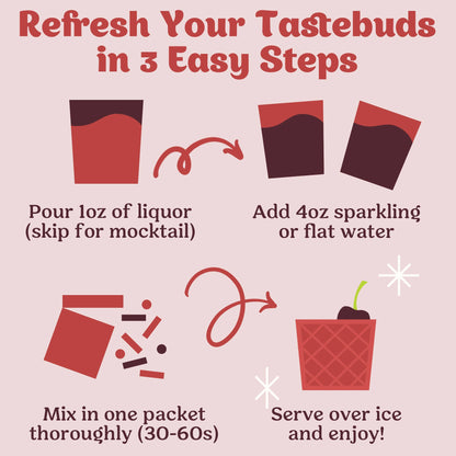 Black Cherry Old Fashioned Cocktail Mix