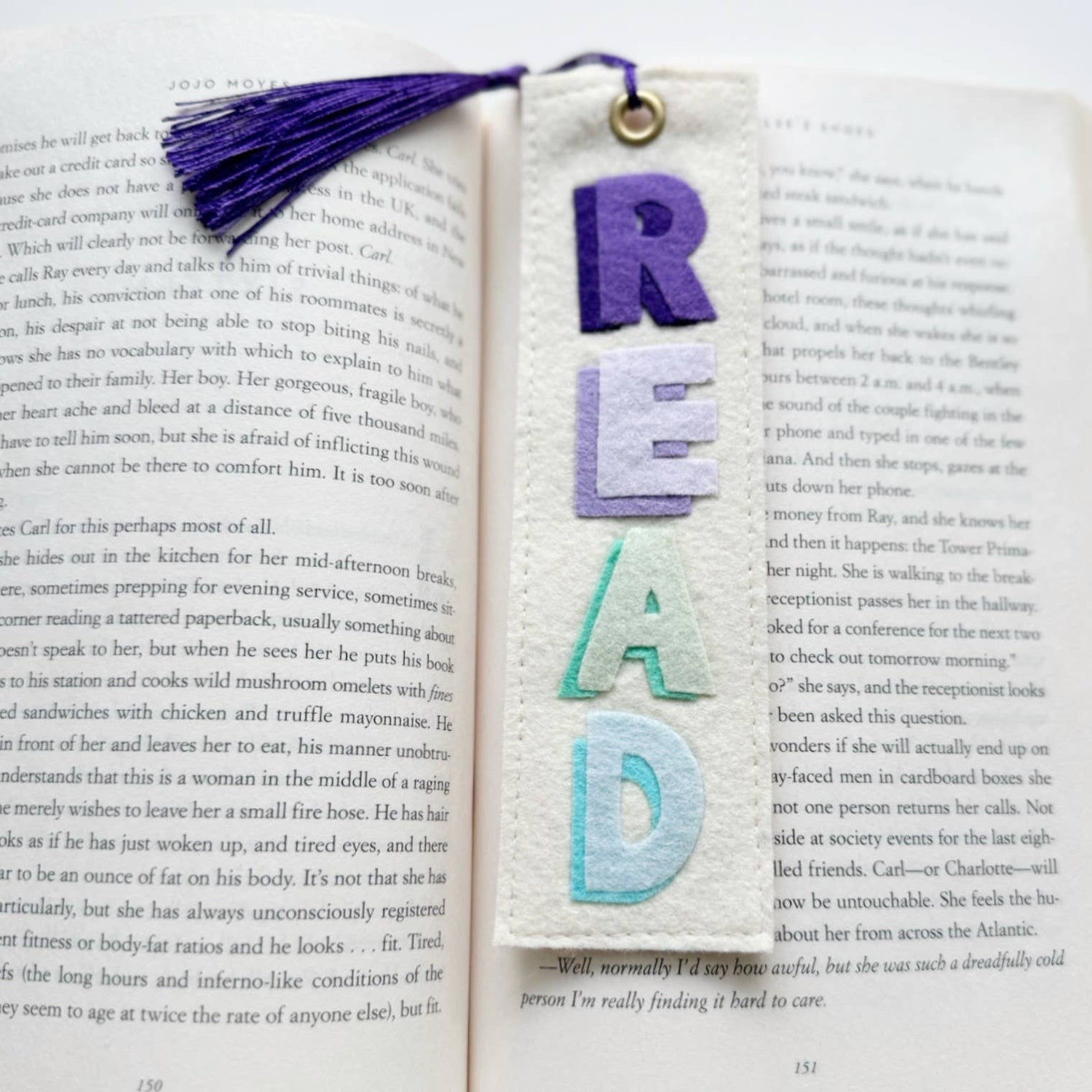 Read Felt Bookmark 