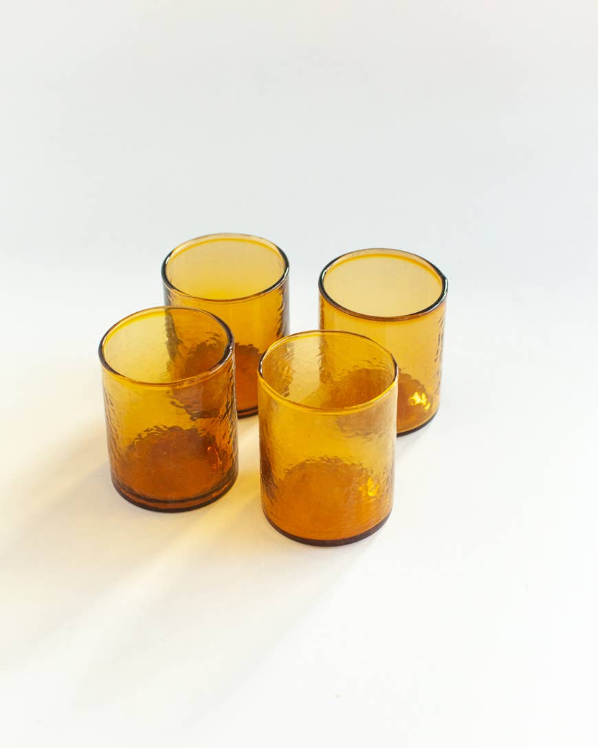 The Hammered Heirloom Glass
