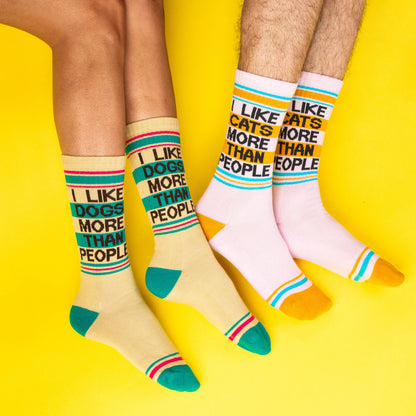 I Like Dogs More Than People Socks
