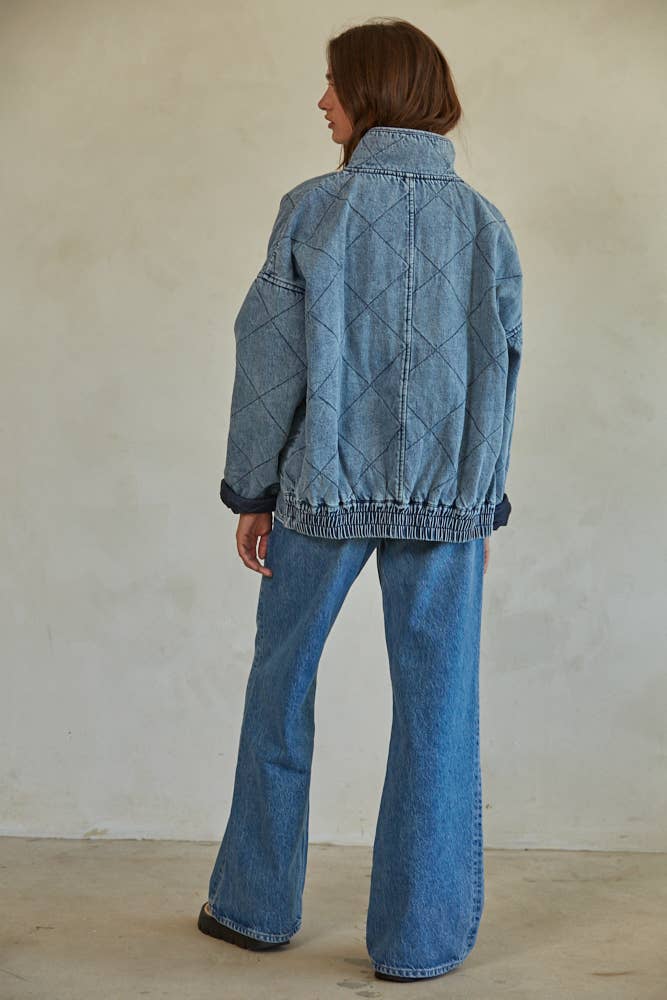 Mikey Woven Denim Jacket