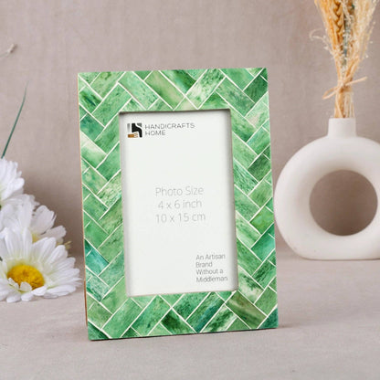 Green Leaf Bone Frame