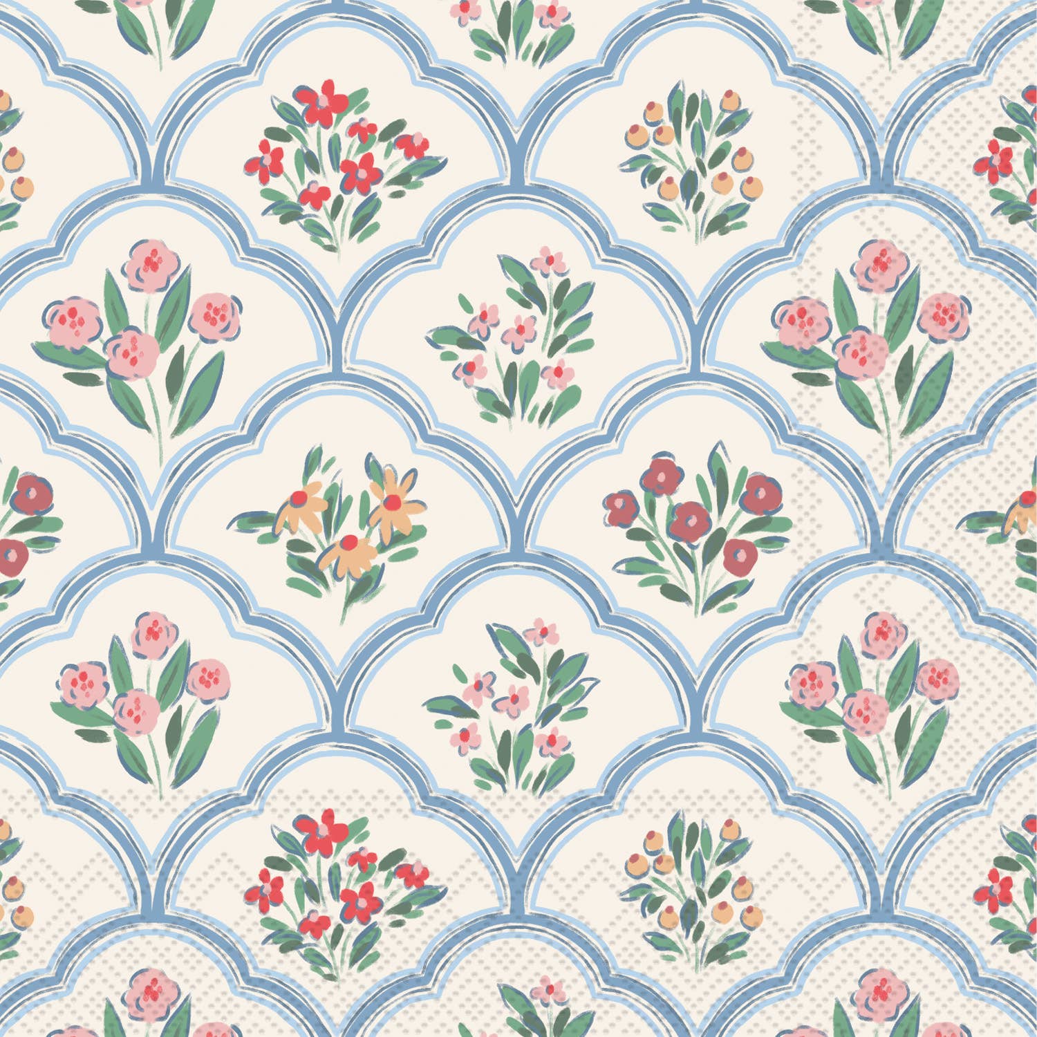Joyful Lattice Cocktail Napkins