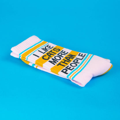 I Like Cats More Than People Socks