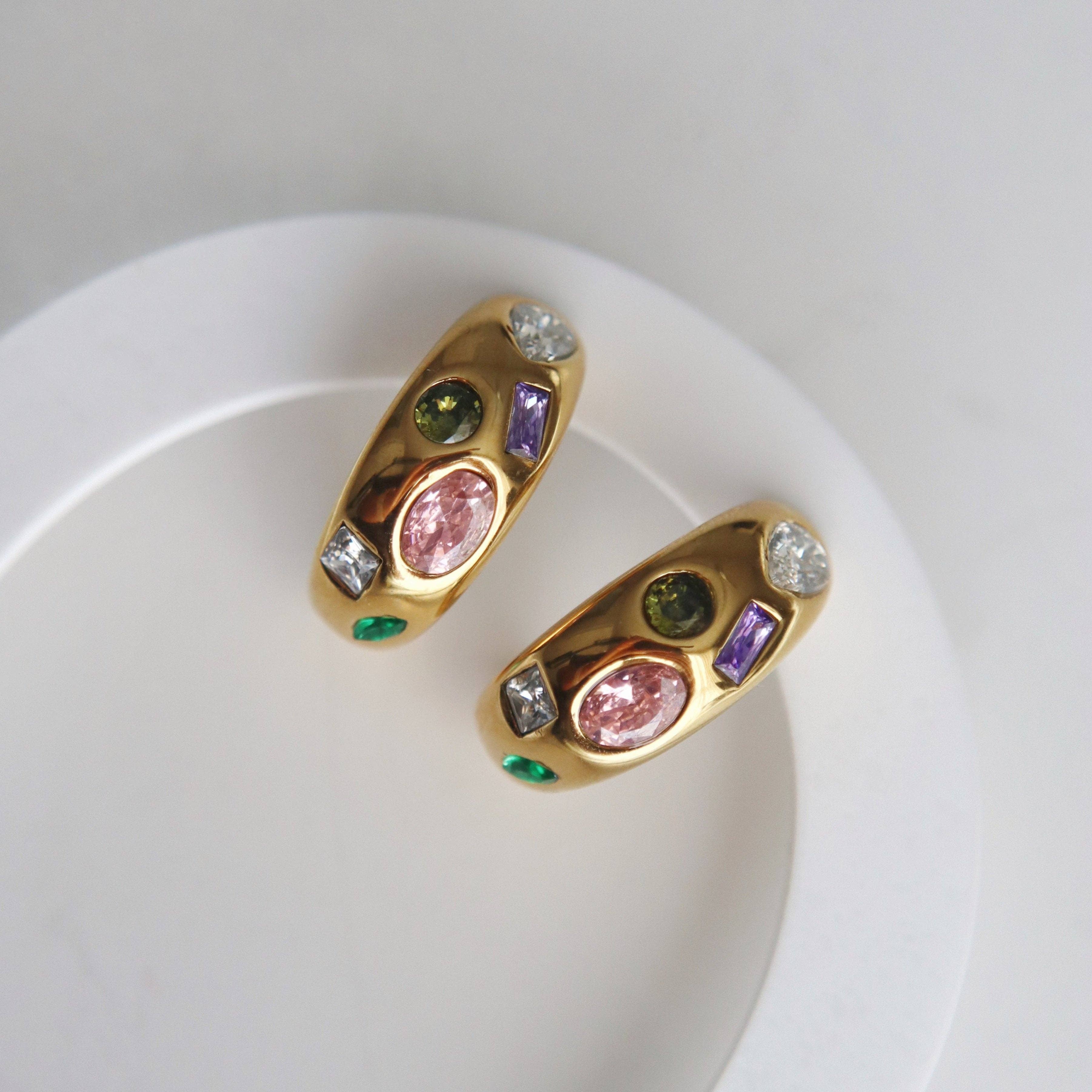 Mosaic Hoops