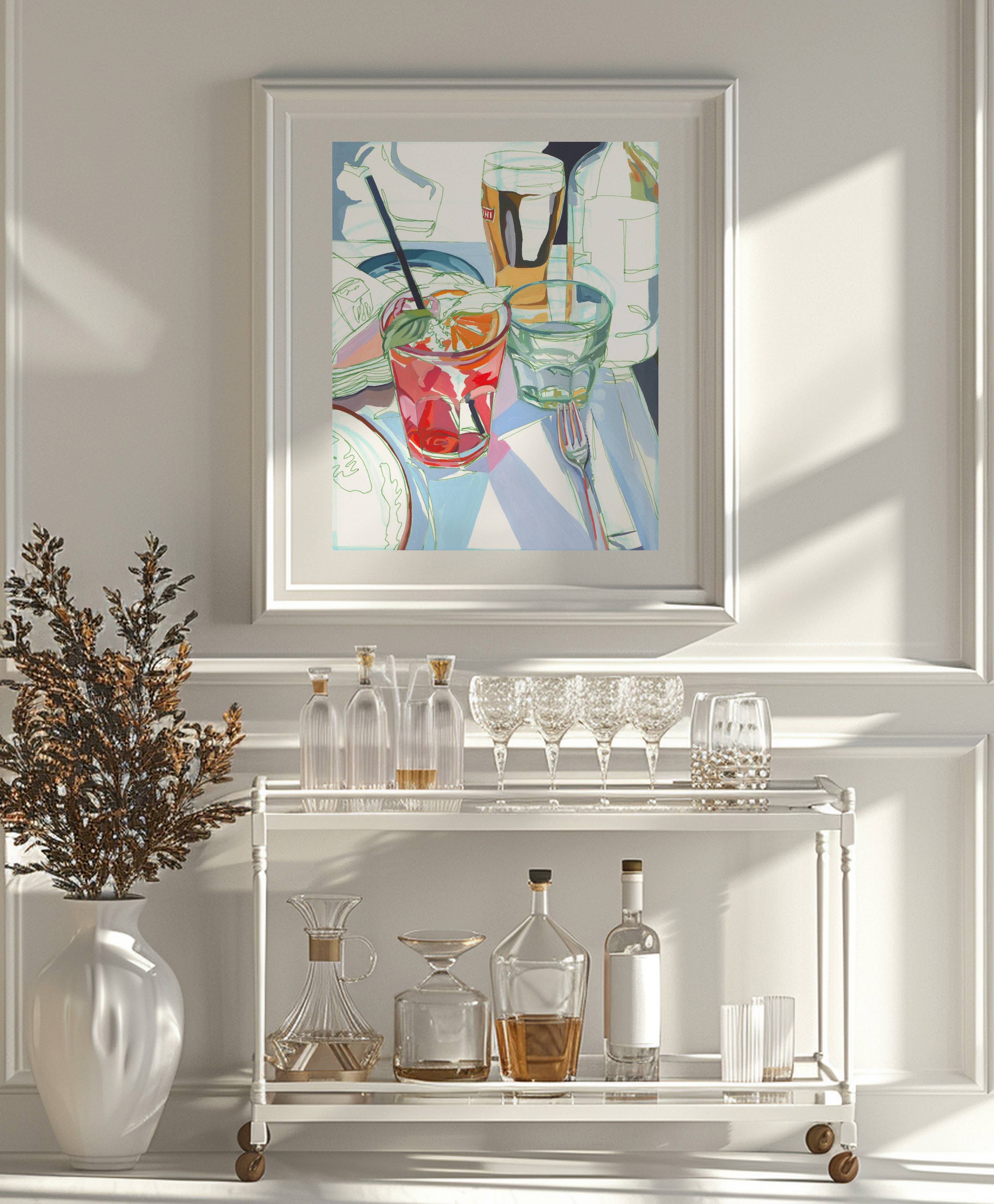 "Aperol Spritz" Cocktails in Italy Print
