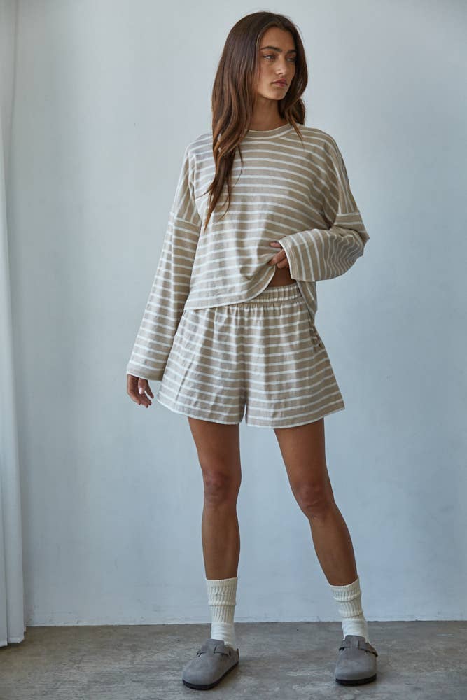 Beach Days Striped Shorts
