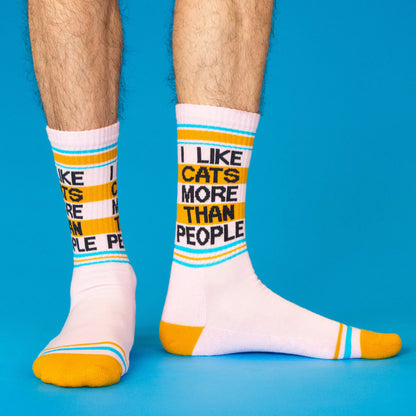 I Like Cats More Than People Socks