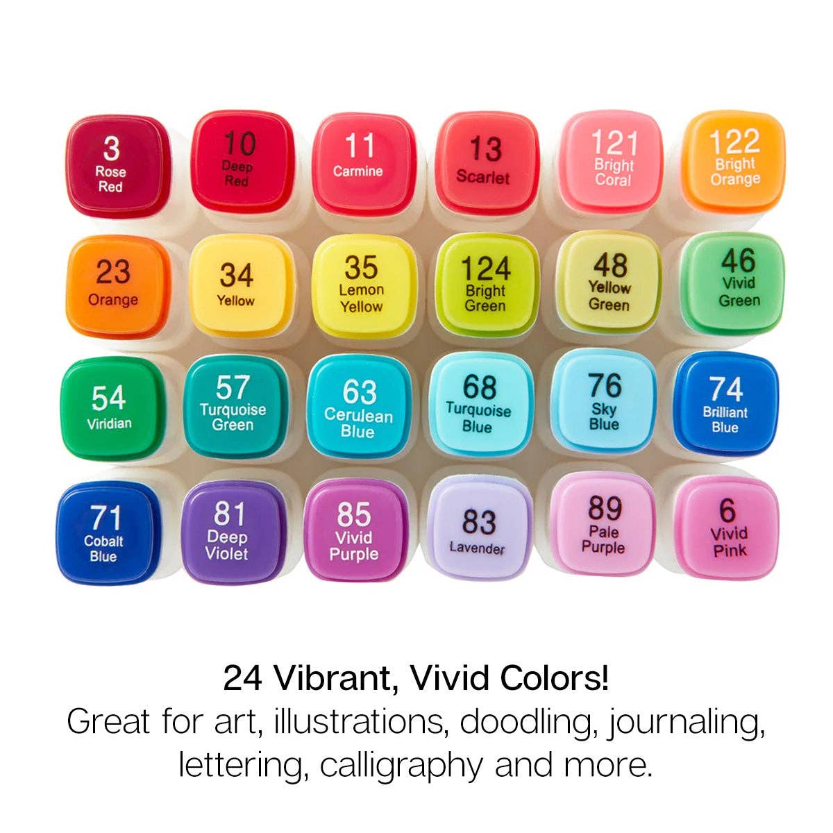 Bright Colors Dual Ended Markets