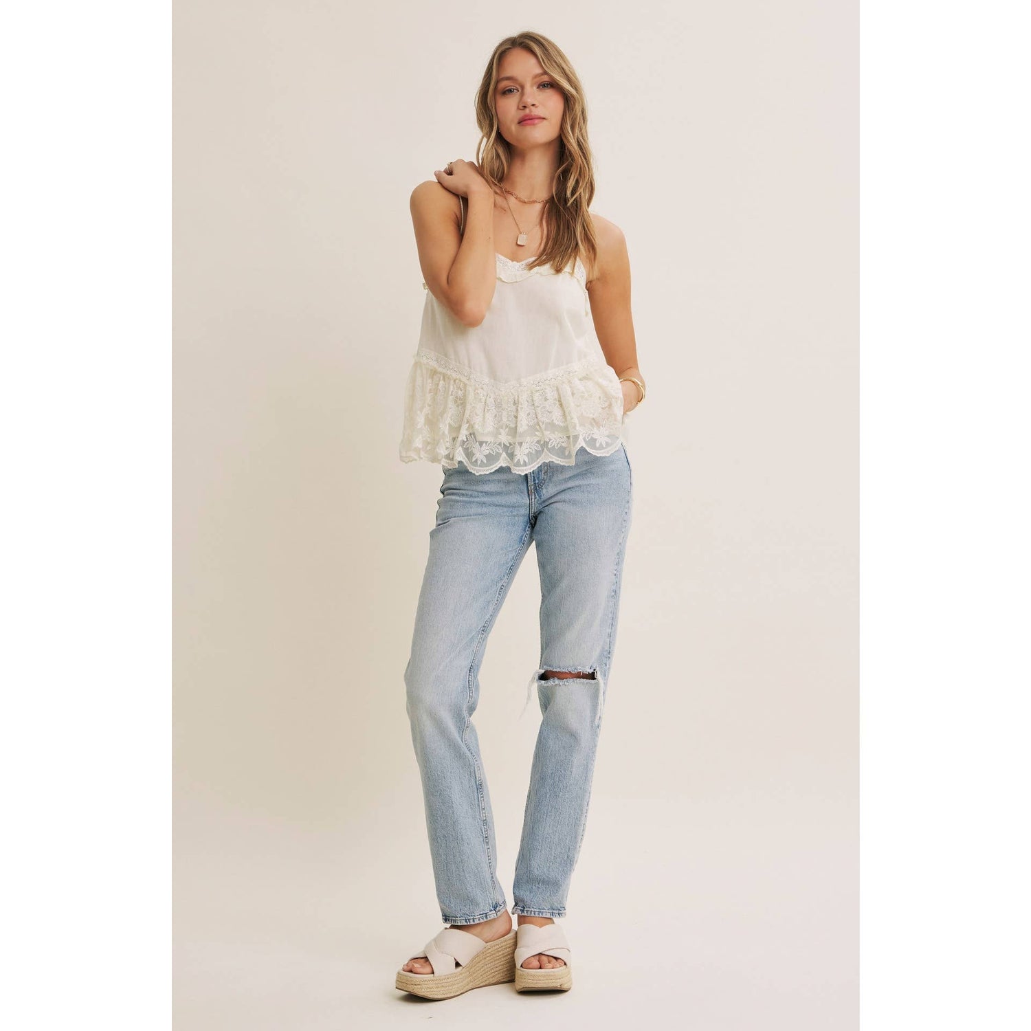 Garden Air Lace Tank