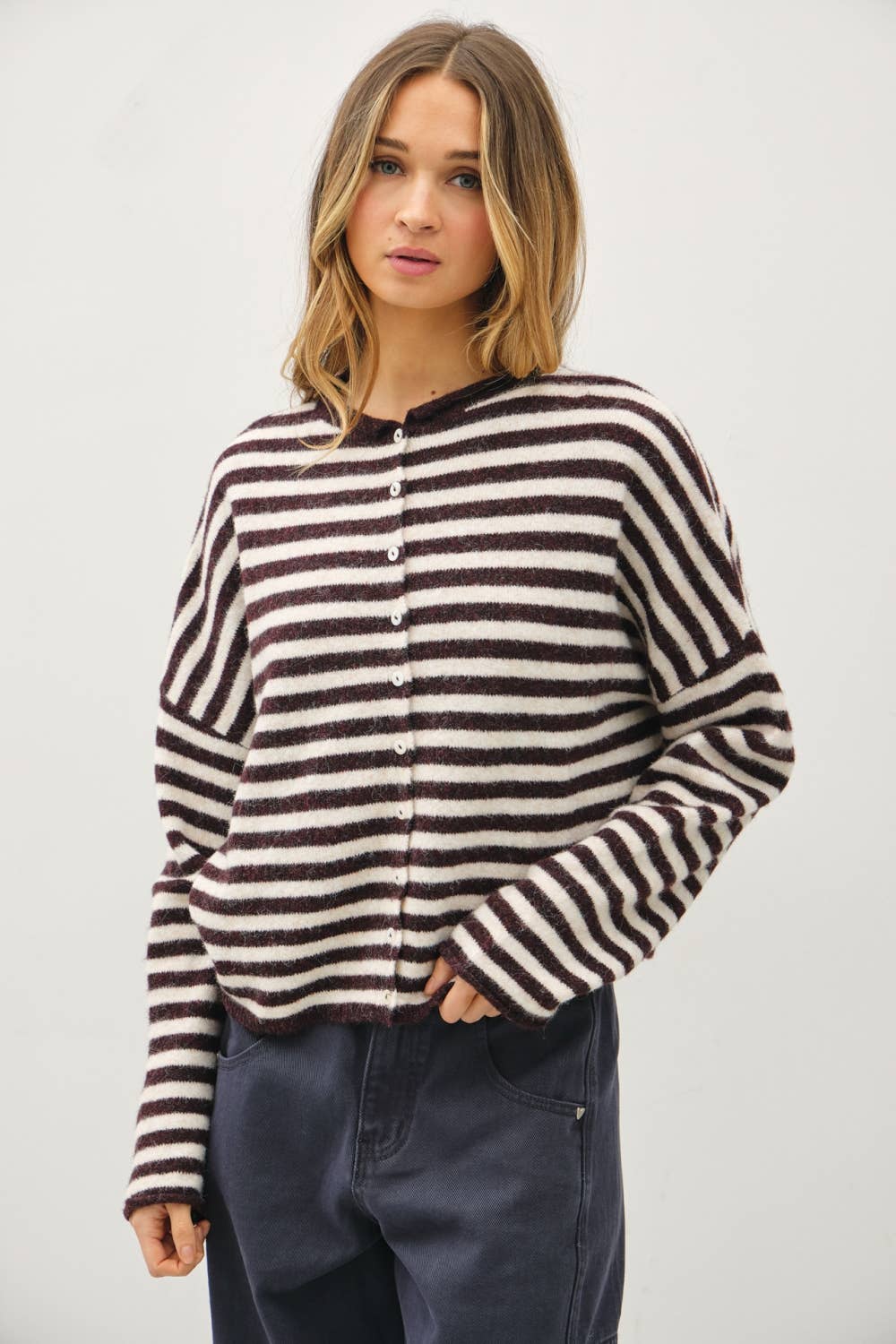 Piper Striped Cardigan