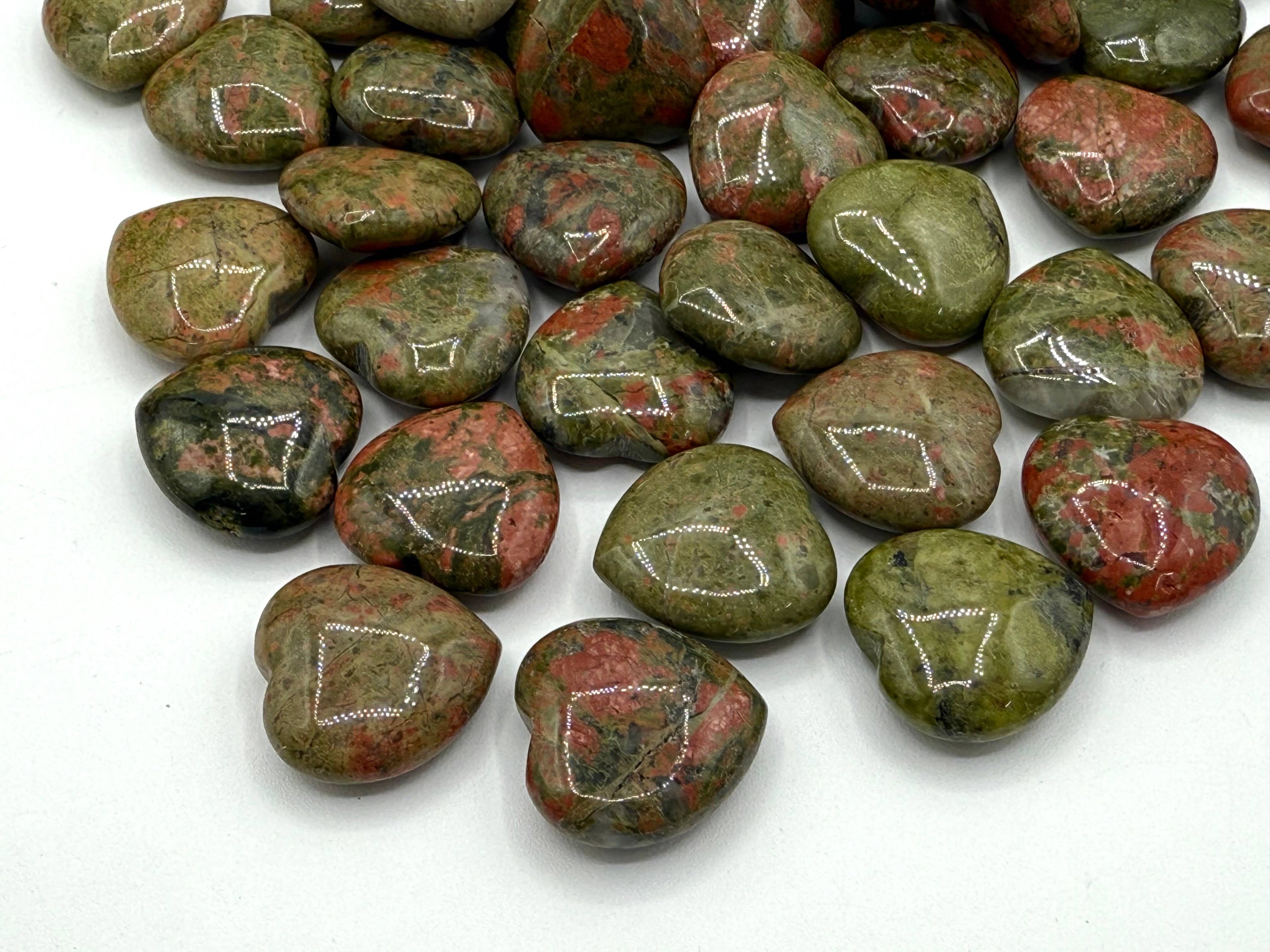 Unakite Mini Heart