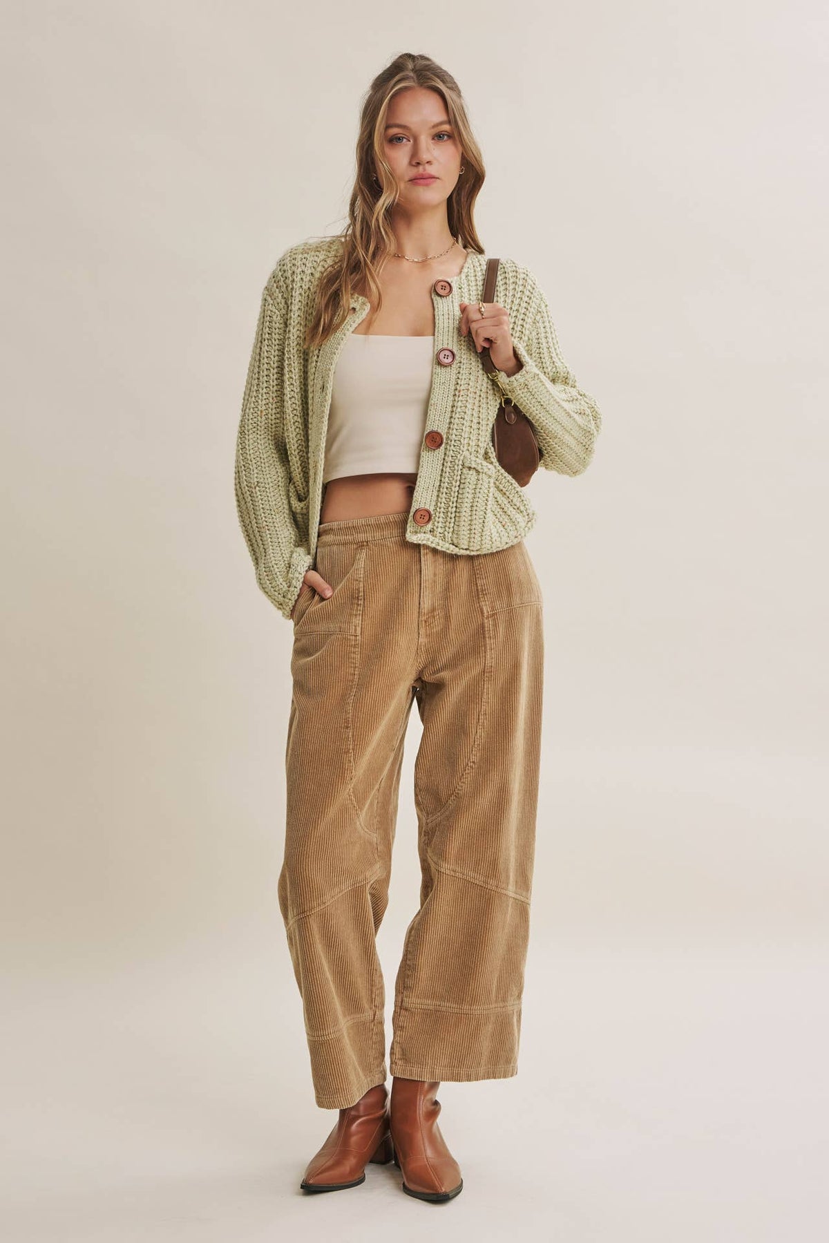Speckled Apple Cardigan