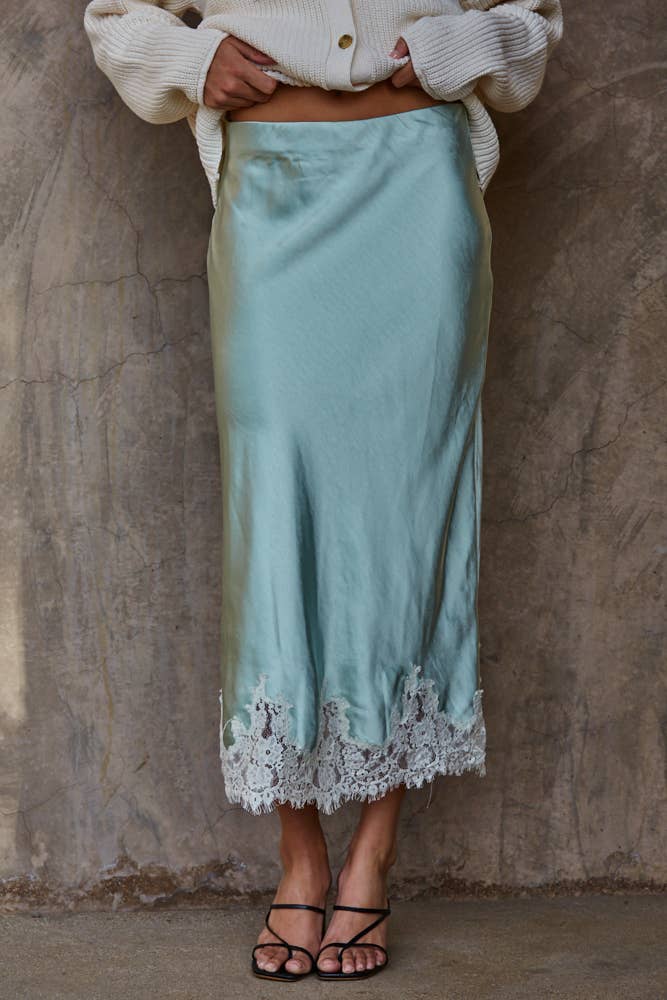 Minty Midi Skirt