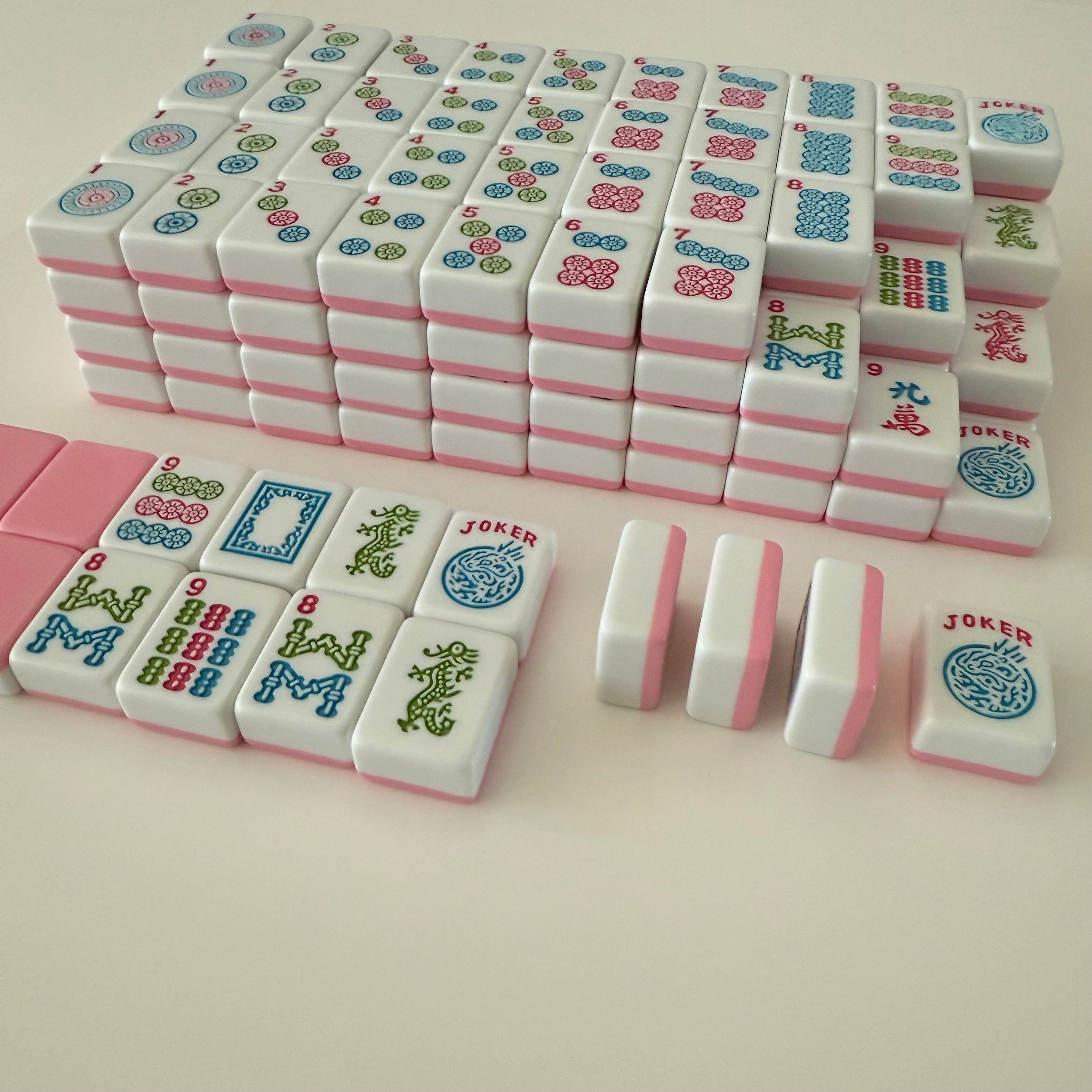 Rose Dragon Mahjong TIles