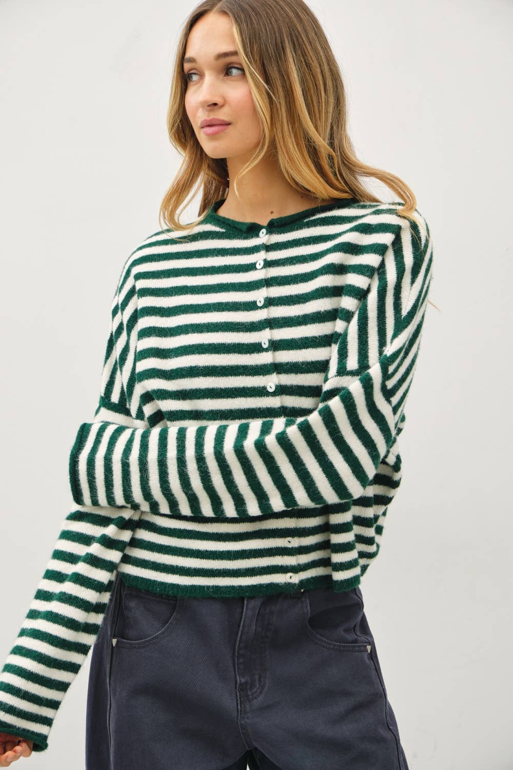 Piper Striped Cardigan