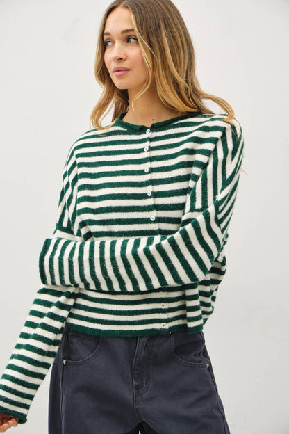 Piper Striped Cardigan